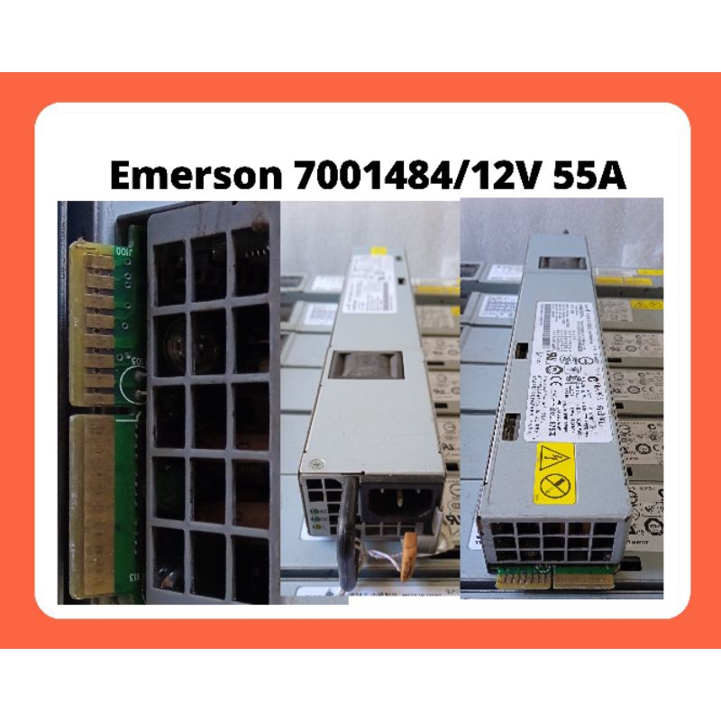 switching power Supply Emerson 12V/12v-14v adjust 55A 675W model:7001484