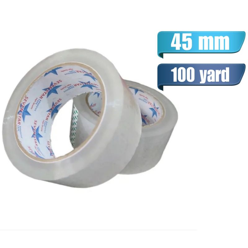 

LAKBAN BENING 45mm panjang 100 yard lebar 2 inch /ISOLASI/SELOTIP OPP alat packing