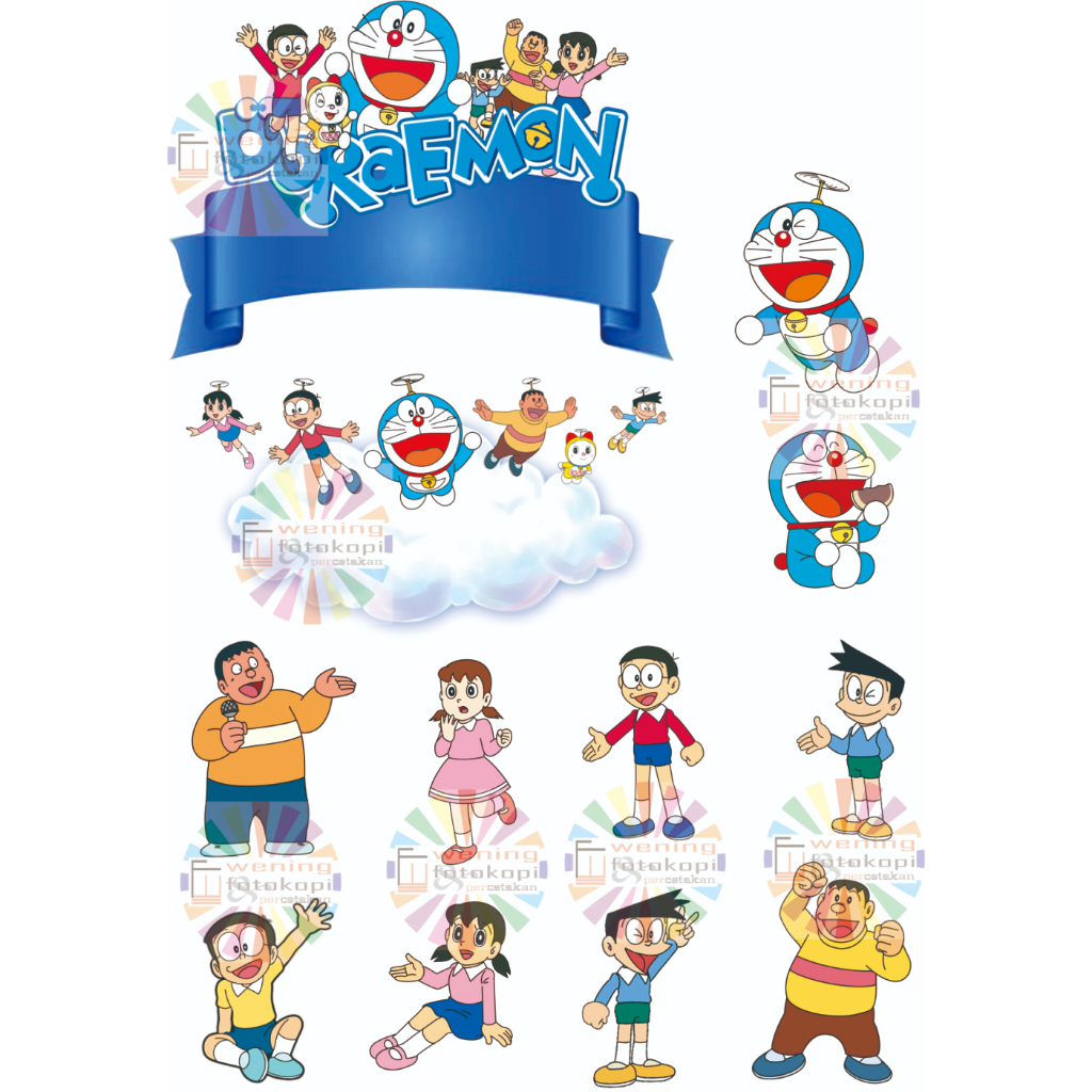 TOPPER KUE ULANG TAHUN/KHITAN #DORAEMON