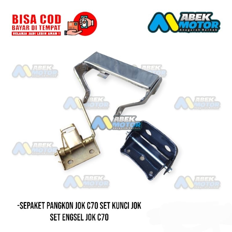 pangkon dudukan jok c70 set kunci jok set engsel jok C70