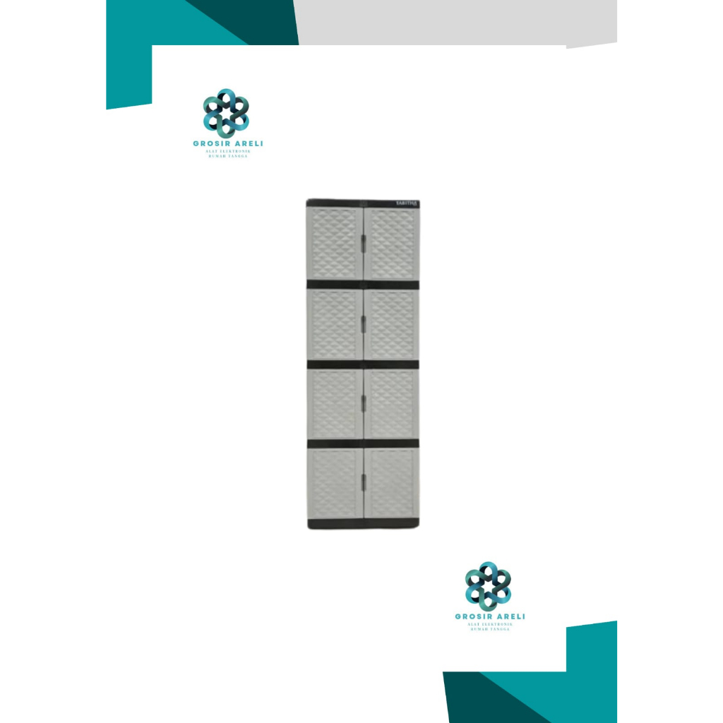 Lemari Plastik Tabitha Susun 4