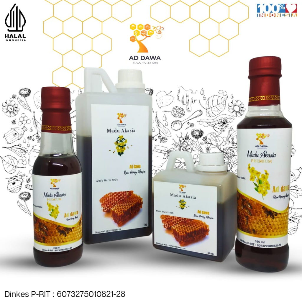 

Raw Honey |Madu Tanpa Campuran |Madu Murni Asli Akasia Carva 500gr