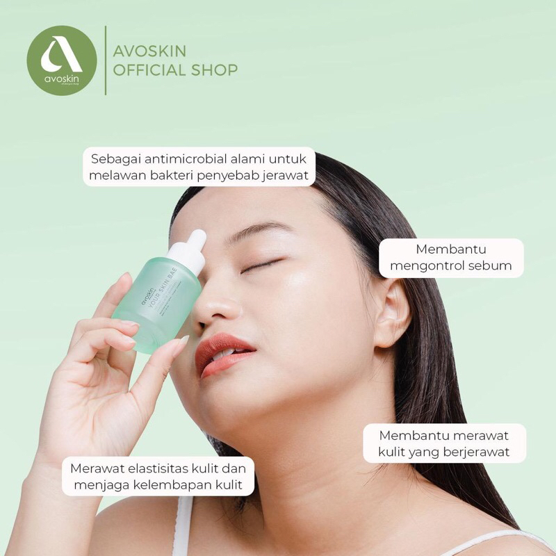 Avoskin Your Skin Bae Serum Tea Tree + Witch Hazel + Glycolic Acid + Rosemary 30ML