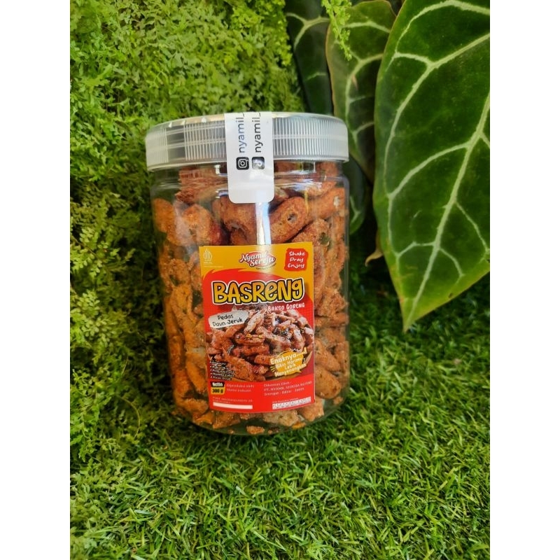 

Basreng Viral Pedas daun jeruk Toples 300 g