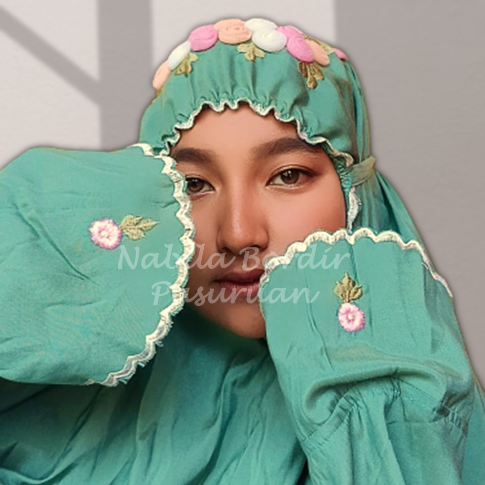 Mukena Terusan Jumbo Sutra by nabilabordir