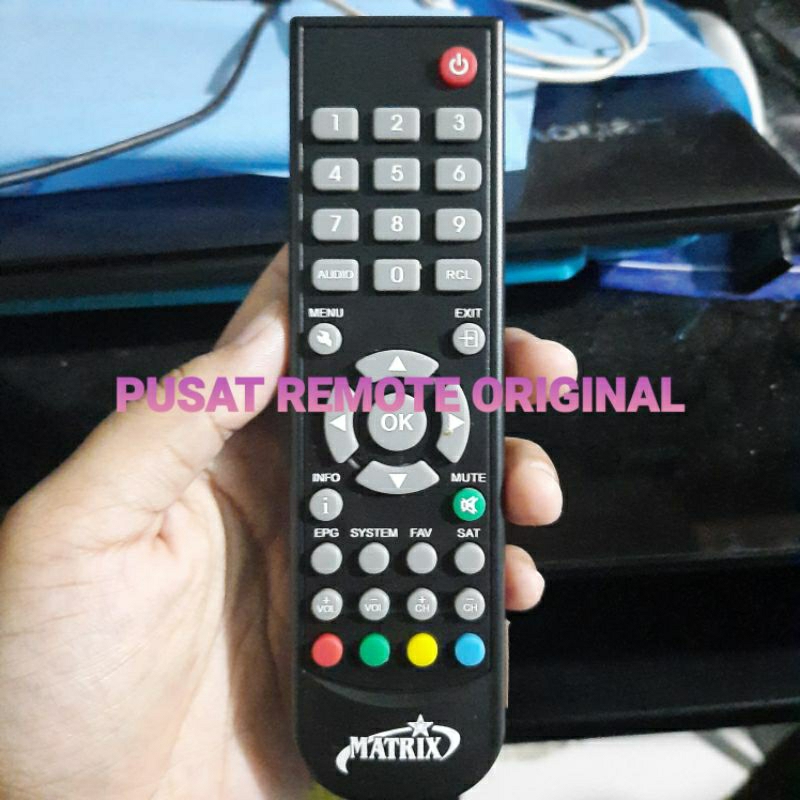 REMOTE REMOT RECEIVER PARABOLA MATRIX KECIL ORIGINAL ASLI