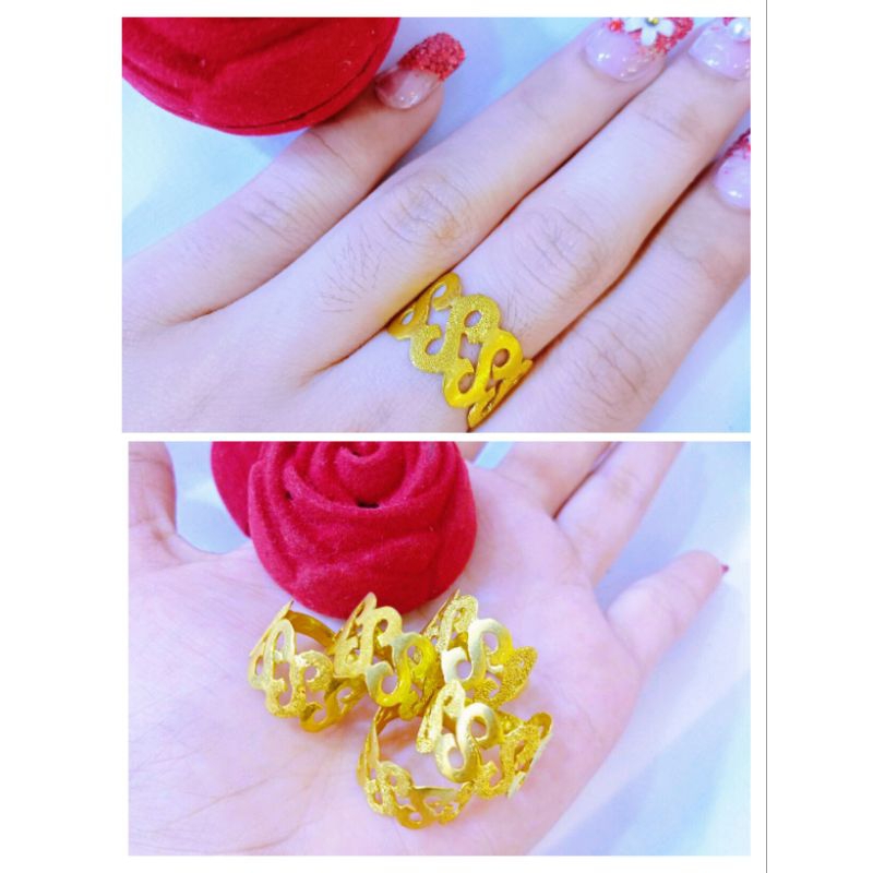 Cincin Bahan Crum Ori Atau Asli Model Plat SSSS Polos Pasiran Intan Sudah Awet Menyerupai Emas Asli