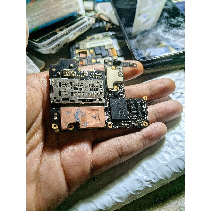 PCB/ MAINBOARD REALME 5i MINUS IC EMMC, CONGKELAN KANIBALAN BUAT PINDAH BADAN