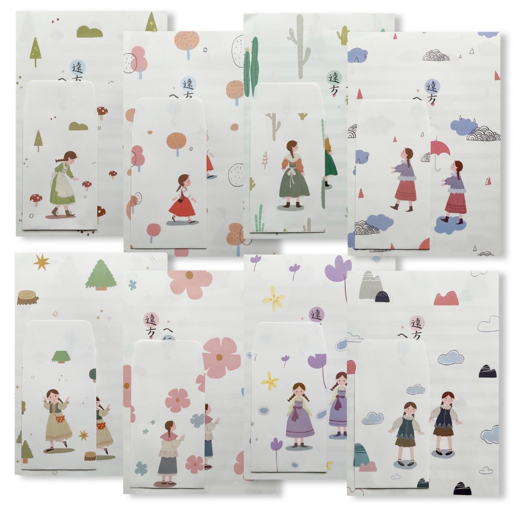 

Scoop Kertas Surat / Letter Set Flower Girl 64360900