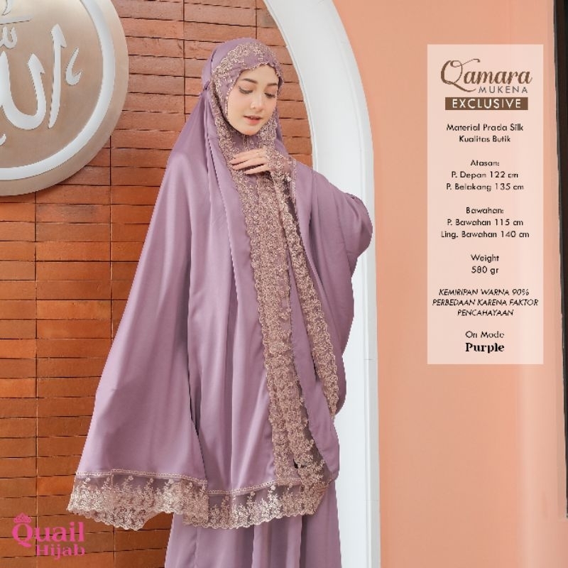 Mukena Dewasa Prada Premium Quail Hijab QAMARA