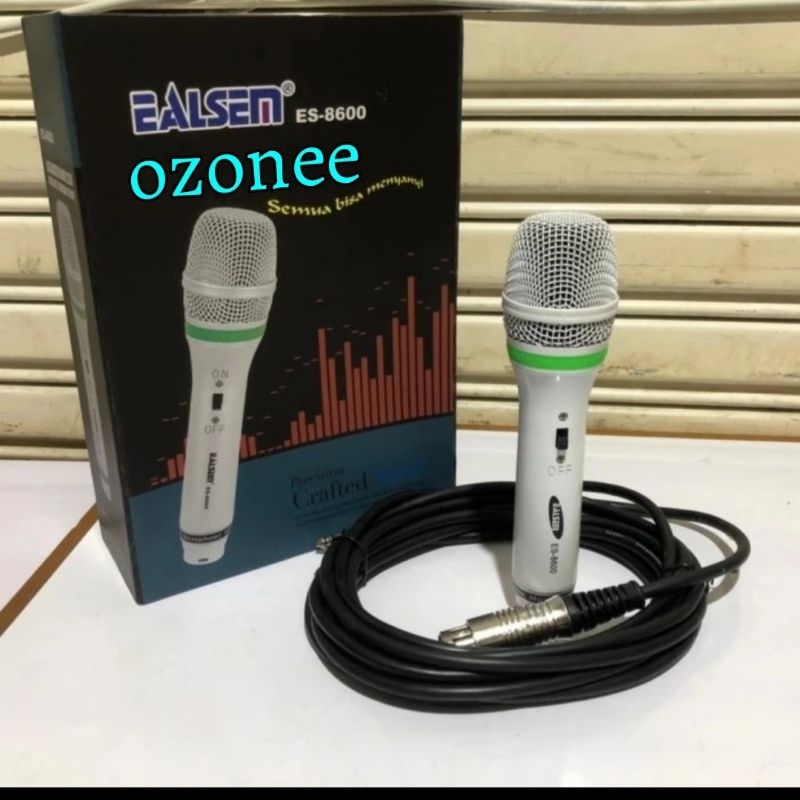 MIC KABEL EALSEM ES8600 MICROPHONE EALSEM ES 8600 FREE KABEL