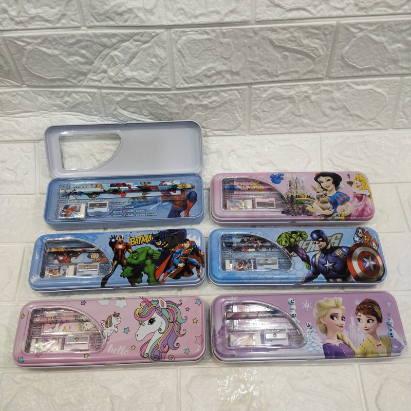 

TEMPAT PINSIL KALENG SET 6721 & 99-15 KARAKTER
