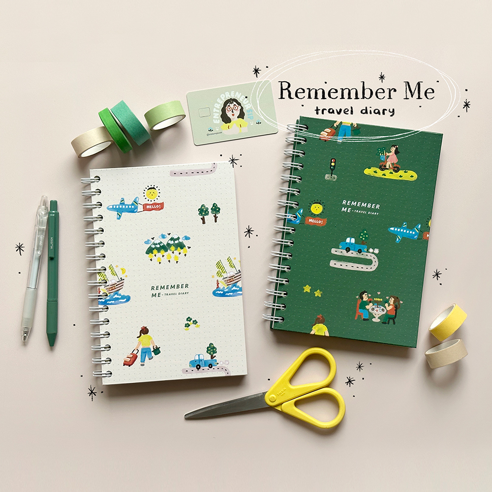 

Remember Me - Travel Diary Peekmybook / Buku Unik Traveling Journal / Itinerary Planner / Jurnal Book Unik / Jurnal Lucu / Travel Notebook