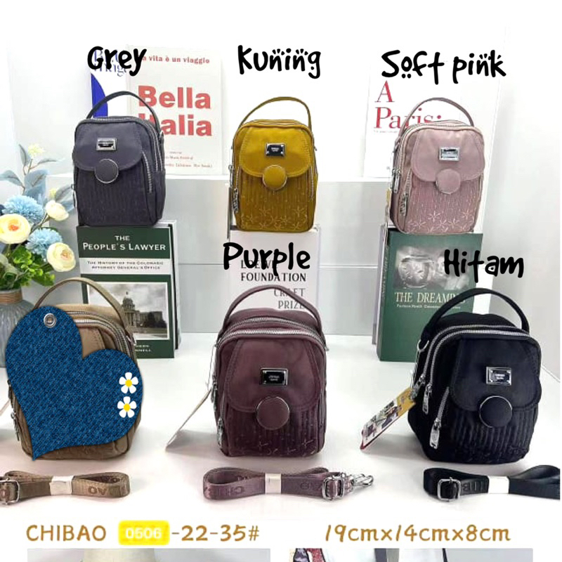 G0506-22-35 TAS WANITA IMPORT CHIBAO 2in1 JINJING DAN SELEMPAN