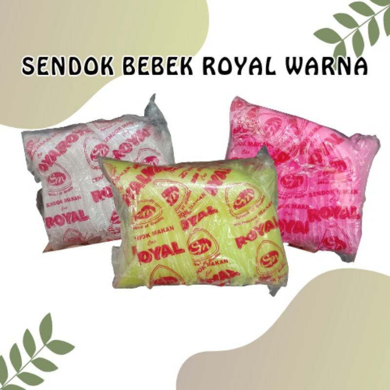 SENDOK BEBEK ROYAL WARNA/SENDOK BEBEK BENING/SENDOK BEBEK WARNA