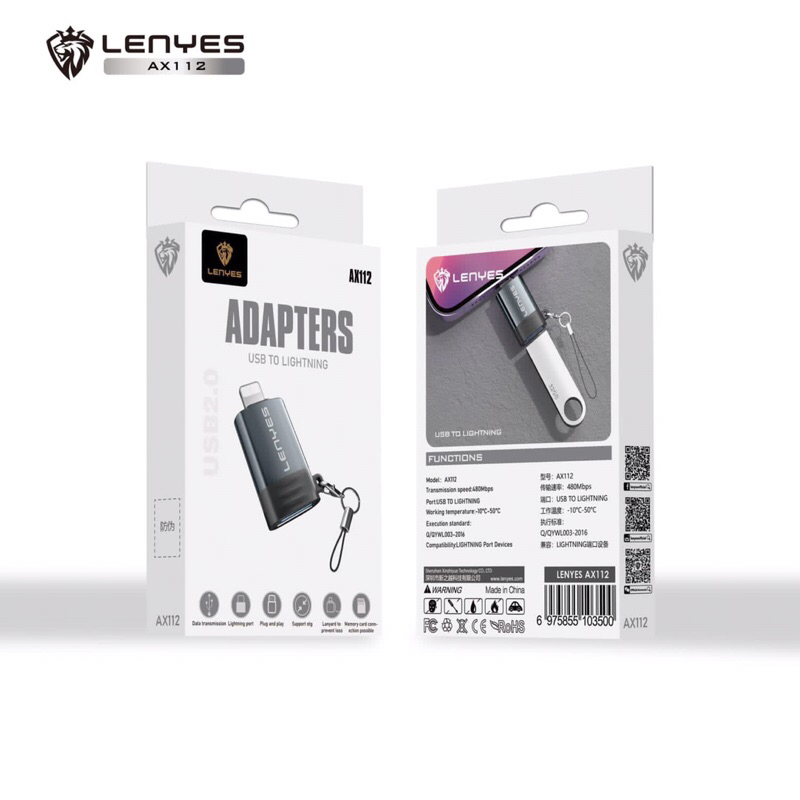 OTG Lenyes Iphone To Usb AX-112