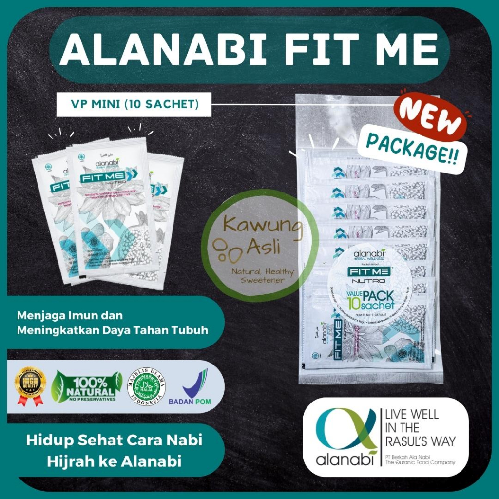 

Alanabi Fit Me Minuman Herbal Rempah Alami Kesehatan Daya Tahan Imun Tubuh Value Pack Mini 10 Sachet