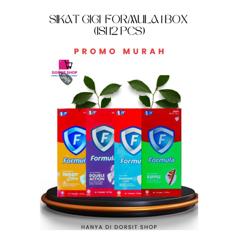 Sikat gigi Formula 1 box (isi 12pcs)