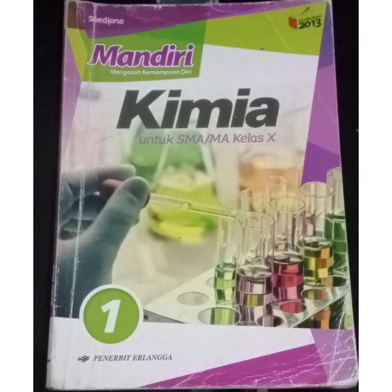 

buku mandiri kimia/penerbit Erlangga/SMU kelas x