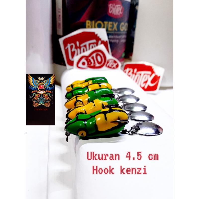 umpan pancing casting ikan gabus dan toman ukuran 4.5 cm