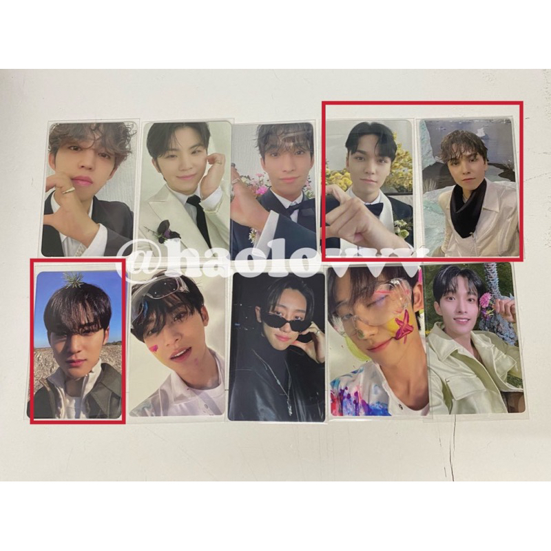 OFFICIAL PHOTOCARD PC SEVENTEEN SVT MINGYU THE8 SCOUPS WOOZI DK VERNON FACE THE SUN SECTOR 17 FML AT