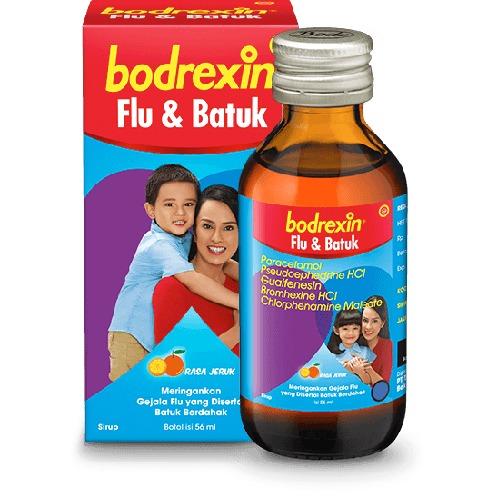 Bodrexin FLu dan Batuk 56ML//Tablet Demam Anak