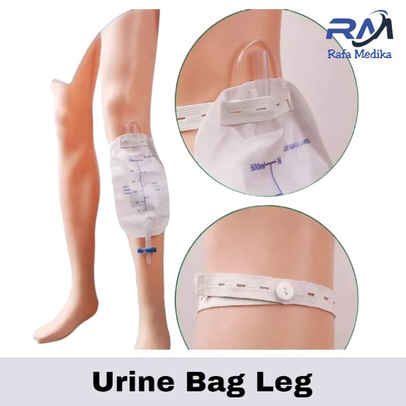 Urine Bag Leg 800cc   Urine Bag Paha  Kantong Urine Sterile  Urine Bag Leg Onemed
