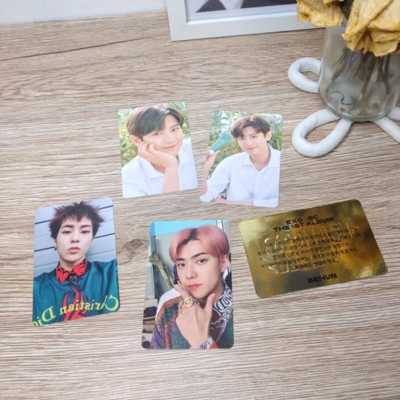 SEHUN 1BV XIUMIN DMUMT CHANYEOL NACIFIC PHOTOCARD