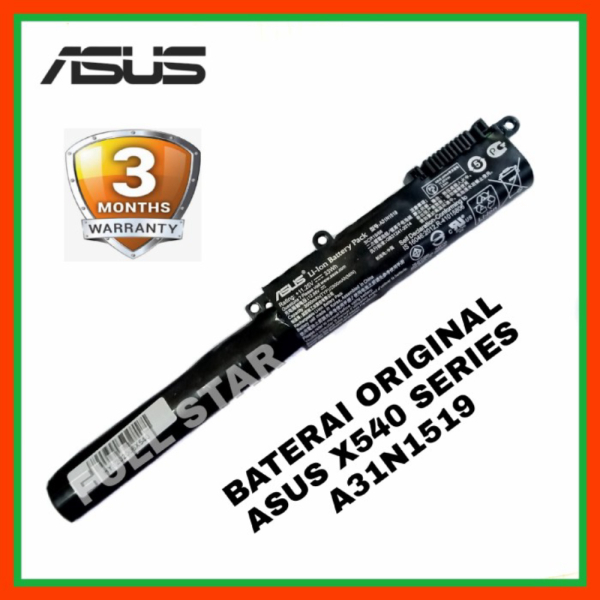 Unik Baterai Laptop Asus X540 X540S X540L X540Y X540YA X540LA A31N1519 Diskon