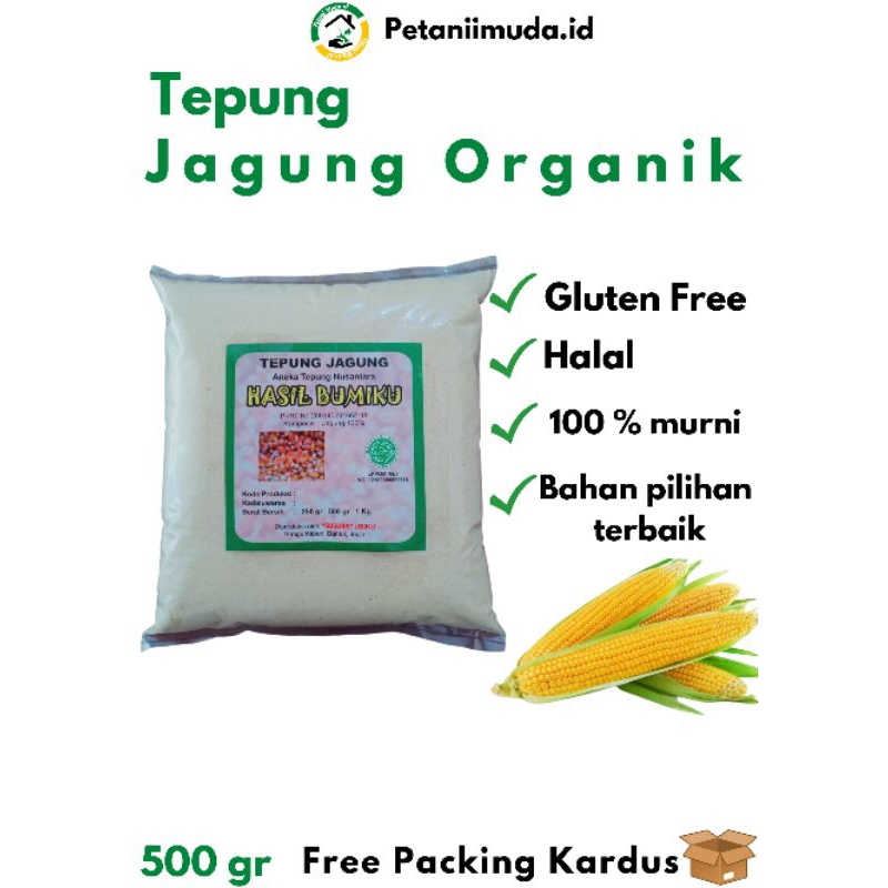 

Tepung Jagung Organik kemasan 500 GRAM/Corn Powder Organic 500 GRAM/Corn Flour organic 500 GRAM/Tepung JAGUNG MPASI kemasan 500 GRAM/JAGUNG Bubuk kemasan 500 GRAM/Bubuk Jagung kemasan 500 GRAM/Corn Flour 500 GRAM