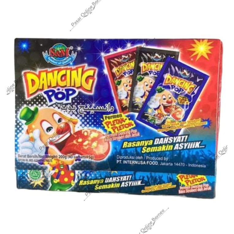 

Permen S&M Dancing Pop Box isi 40 pcs x 5gr