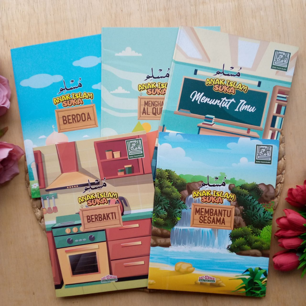 

Buku Tulis Islami Seri Anak Islam Suka Membantu Sesama 1 Set 10 Buku