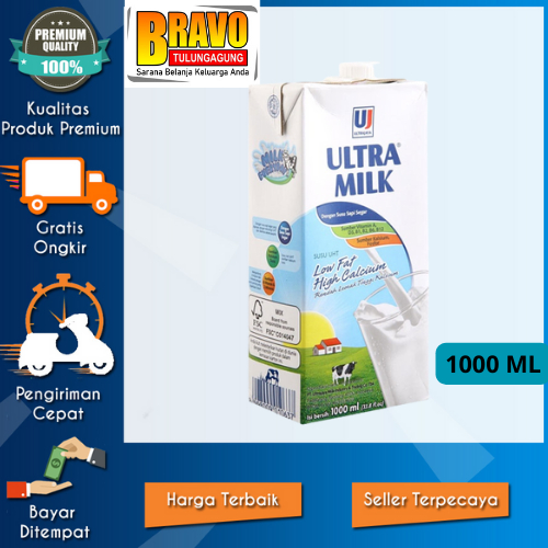 

Bravo Supermarket Tulungagung - ULTRA MILK UHT LOW FAT 1000 ML