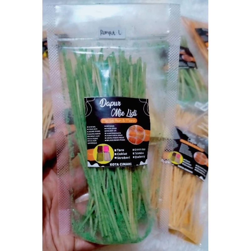

Mie Lidi Lumer dan Asin kemasan kecil