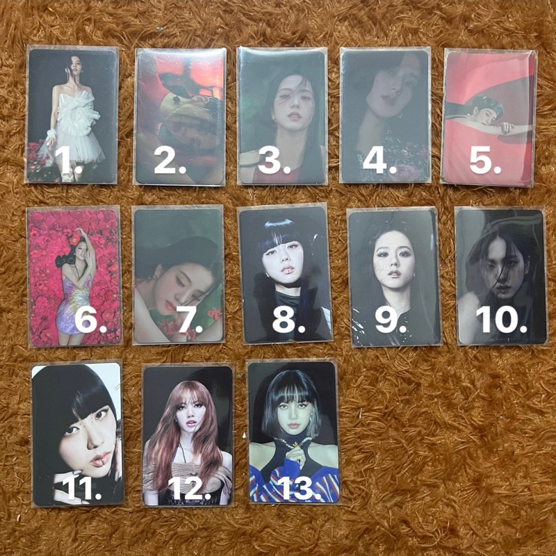 [OFFICIAL] PC PHOTOCARD BLACKPINK LISA JISOO