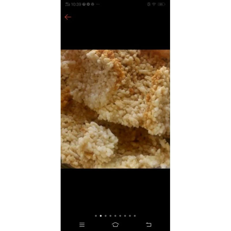 

intip/ kerak nasi matang gurih renyah dan murah 250g