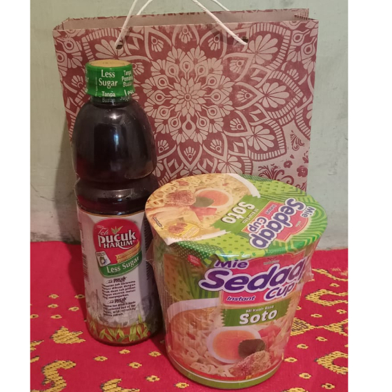 

100 pcs paperbag batik sedang/paperbag hajtan