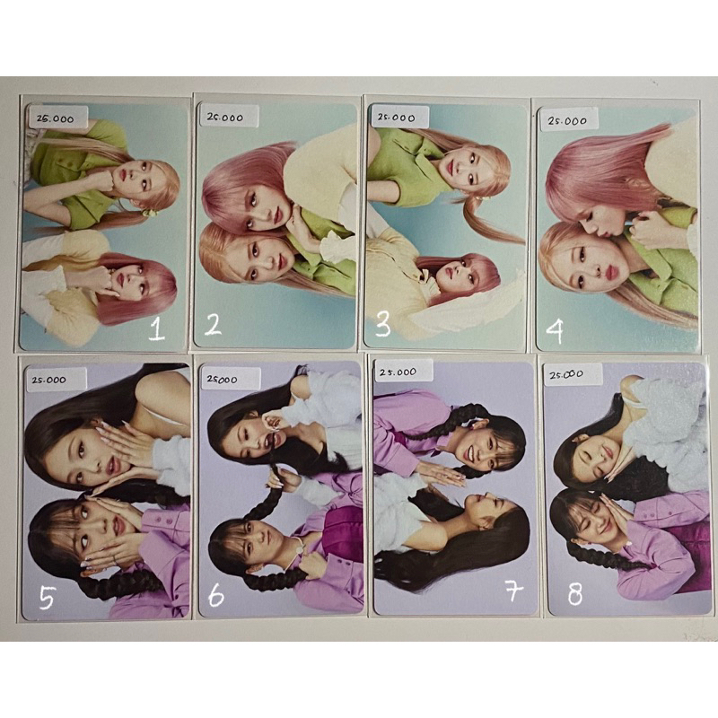 [SALE] Blackpink Welcome Kit Official Photocards Jennie Jisoo Lisa Rose
