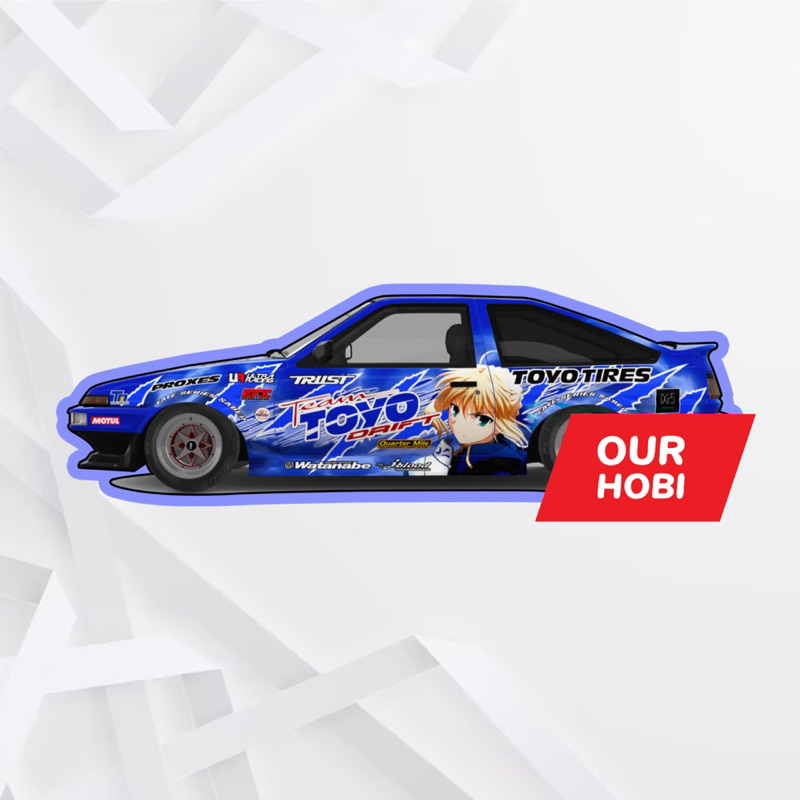 Sticker Drift Toyota AE86 Toyo