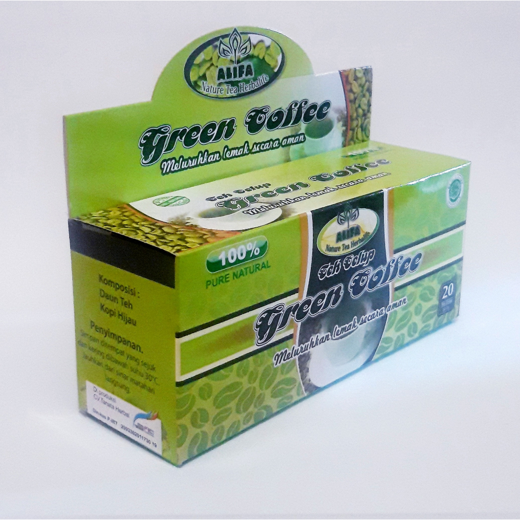 Teh Celup GREEN COFFEE Meluruhkan Lemak Secara Aman