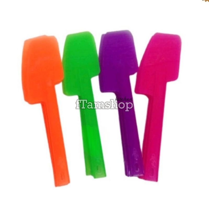 Solet plastik, pengaduk adonan plastik panjang 24,5cm