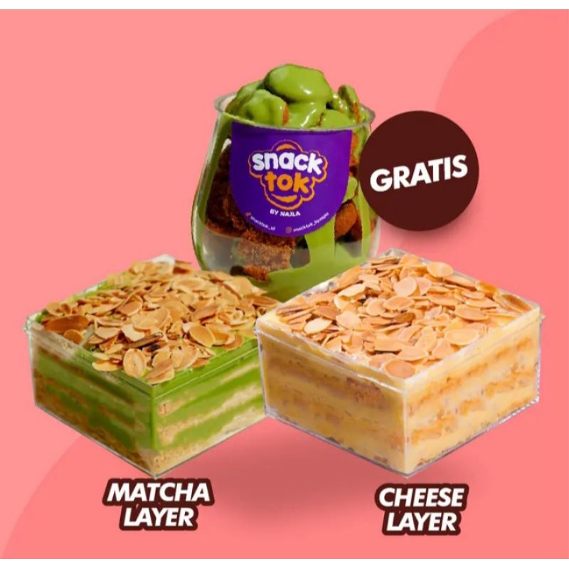 

Bundle Matcha Layer & Cheese Layer {Free Snacktok Full Cookies Matcha}