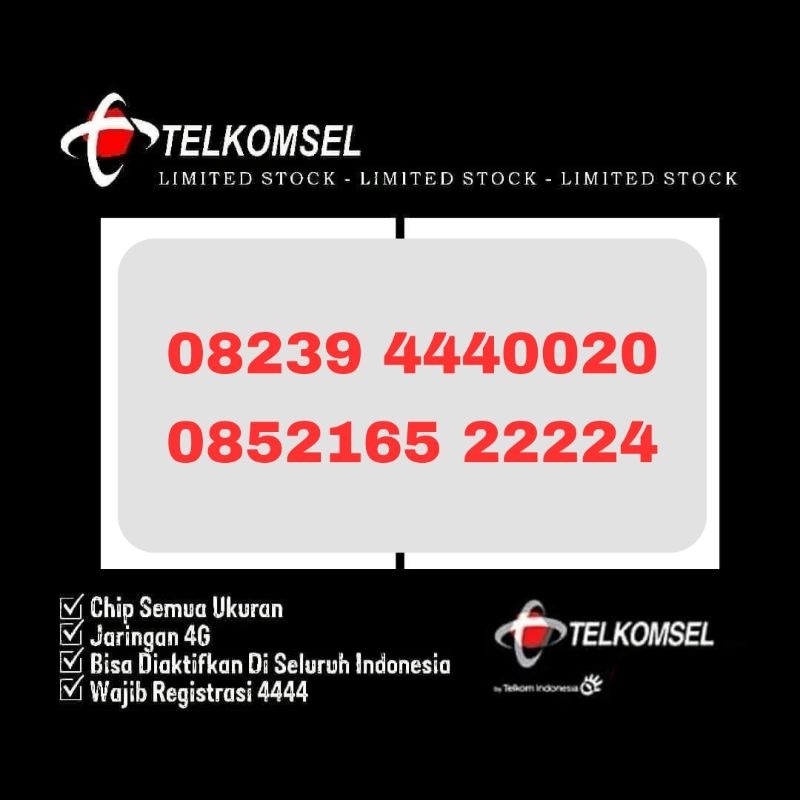 Cod Nomor cantik Kartu sakti combo perdana As telkomsel