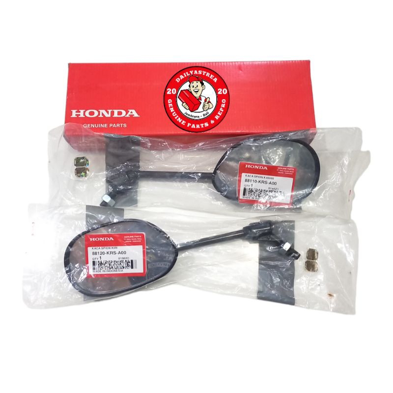 KACA SPION KANAN KIRI HONDA SUPRA FIT 100 LAMA KIRANA GRAND ORIGINAL ORI AHM 88120-KRS-A00