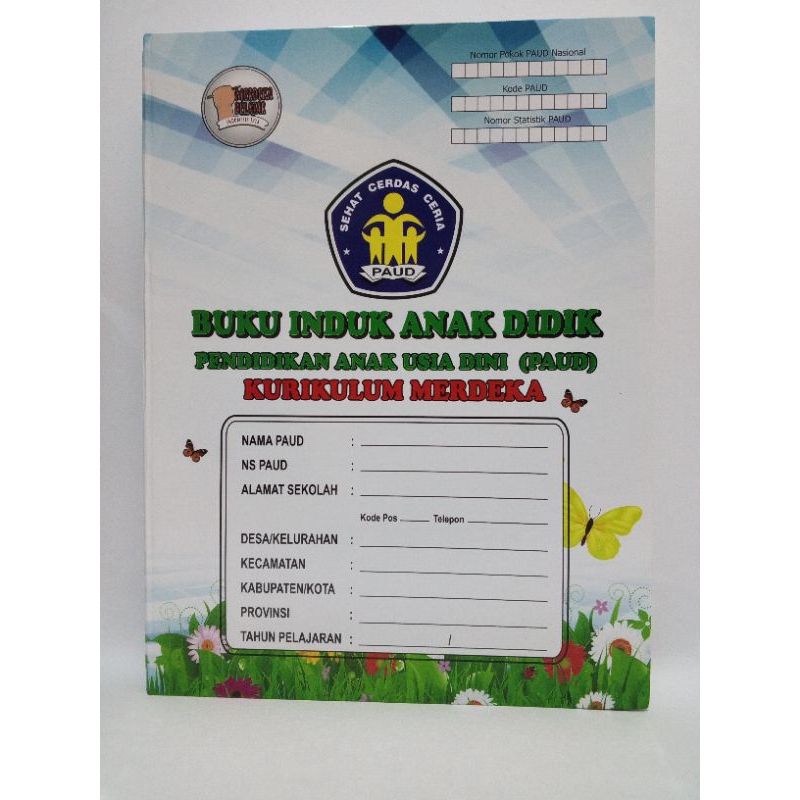 

Buku INDUK Siswa PAUD Register Peserta Didik Kurikulum Merdeka