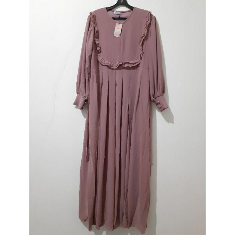 Gamis Ceruty Warna Taro