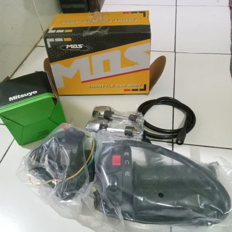 GAS SPONTAN KSR sudah 1 paket pnp semua motor honda GL.CB.MP.C70.Grand.Fiz r