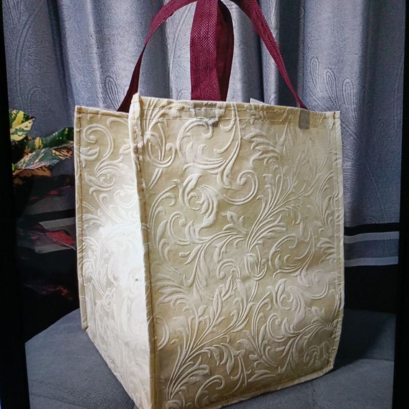 tas hajatan cangklong embos 22x22 tebal harga lusinan