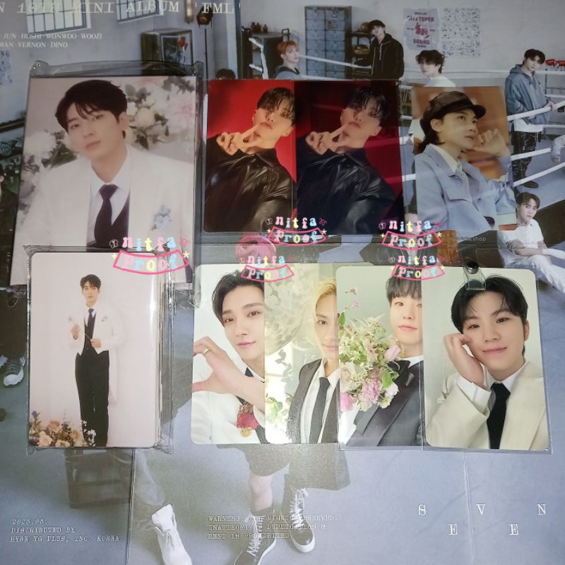 Album Seventeen FML Carat Carver Cover Wonwoo Booklet Set Bundle