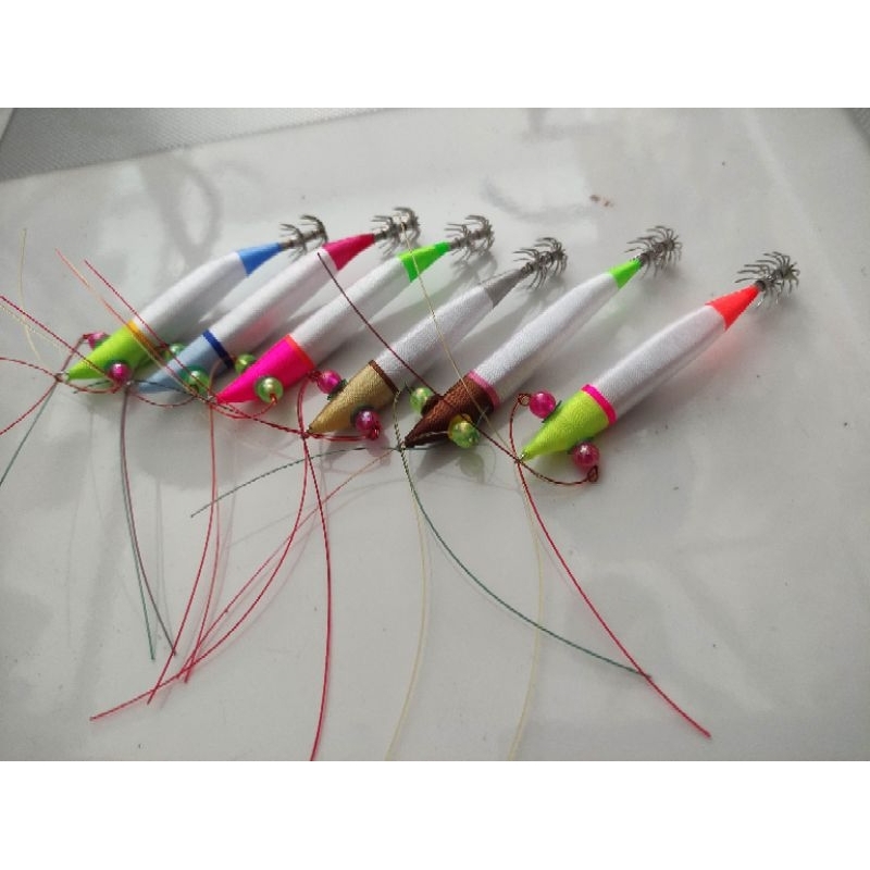 udang fiber buatan tangan/umpan cumi